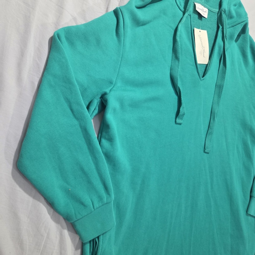 Universal Thread Women's Mini Fleece Long Sleeve Green Tunic Dress Size M NWT - Picture 3 of 13
